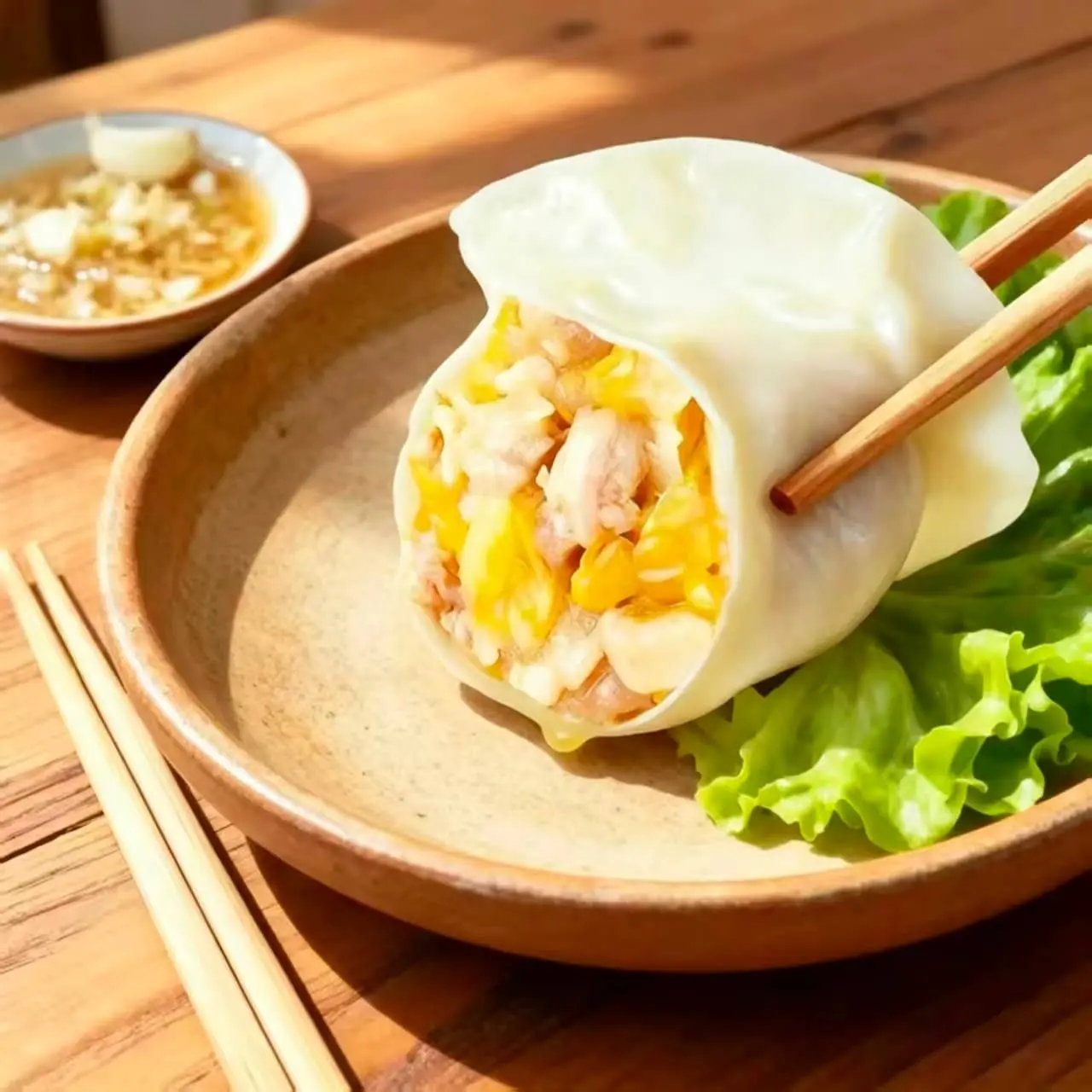 Pickled Chinese cabbage and pork dumplings Pickled Chinese cabbage and pork dumplings