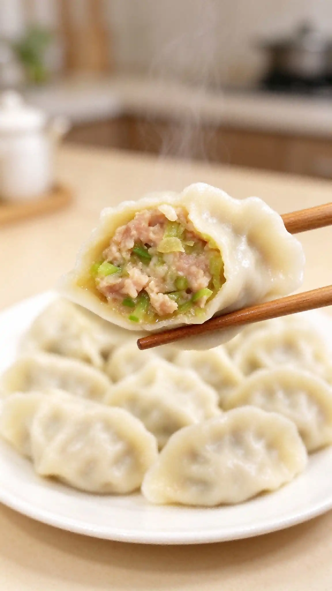 Pork and Radish dumplings Pork and Radish dumplings