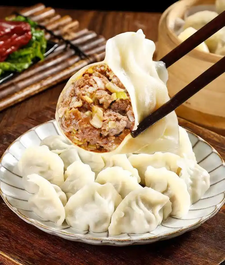 Beef and Scallions Dumplings Beef and Scallions Dumplings