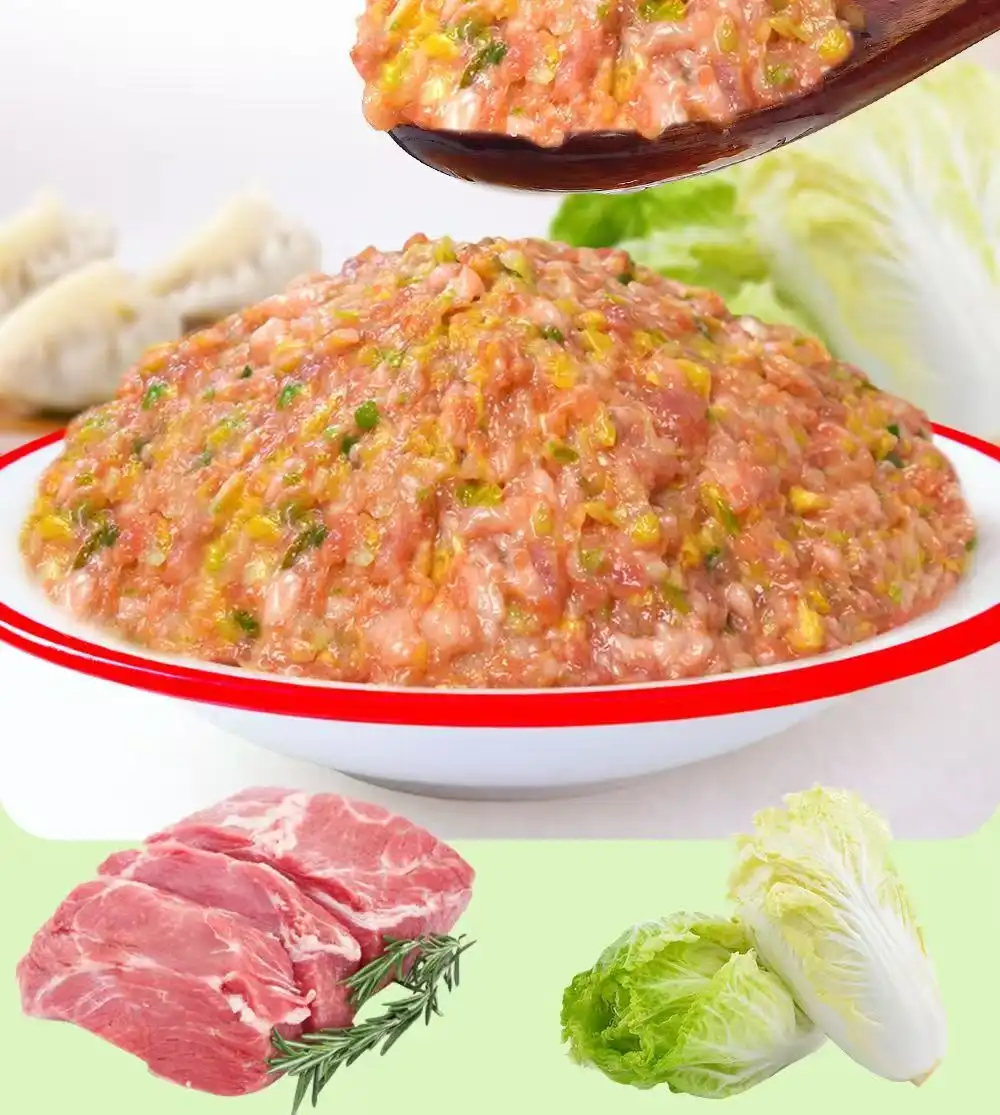Chinese cabbage and pork dumplings Filling