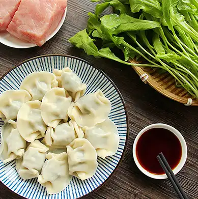 Shepherd's Purse and Pork Dumplings Shepherd's Purse and Pork Dumplings