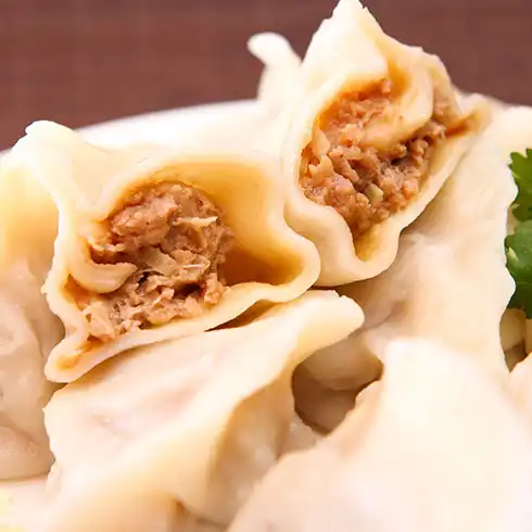 Allium mongolicum Regel and camel meat dumplings Allium mongolicum Regel and camel meat dumplings