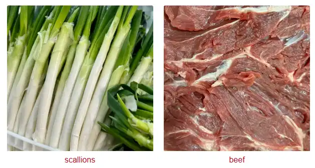 Fresh ingredients Fresh ingredients