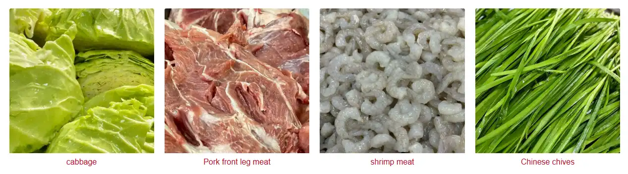 Main ingredient list Main ingredient list