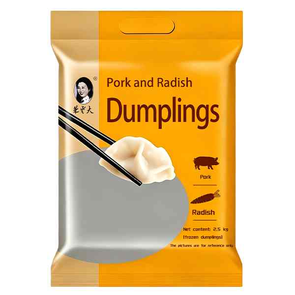 Homemade Pork and Radish Dumplings with Soy Dipping Sauce