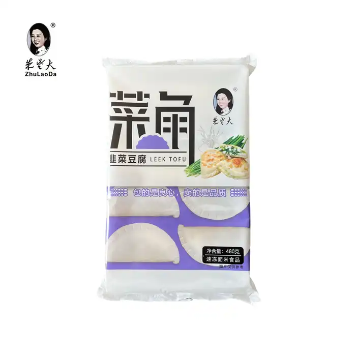 Kínversk graslaukur Tofu Pönnusteiktar dumplings